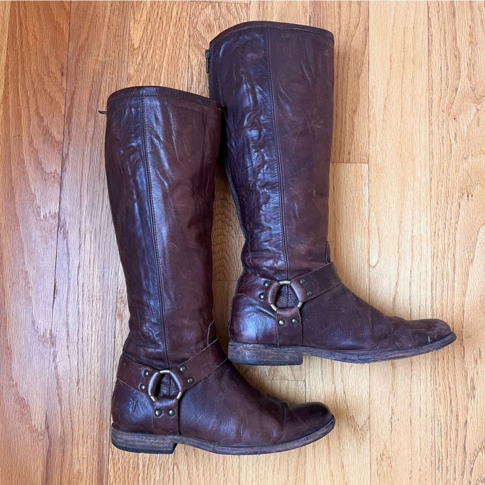 Frye Phillip Harness Boot Tall